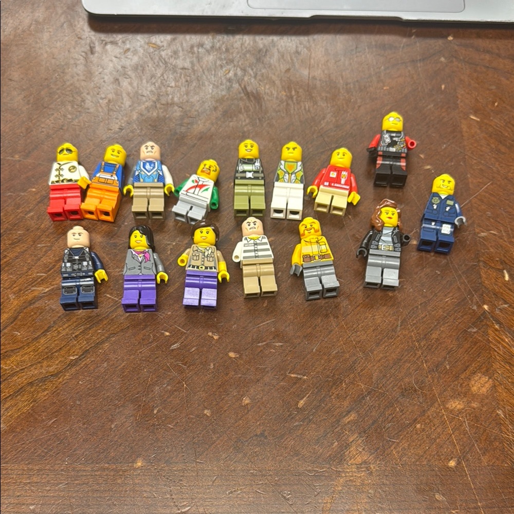 Colorful Lego Figures Set